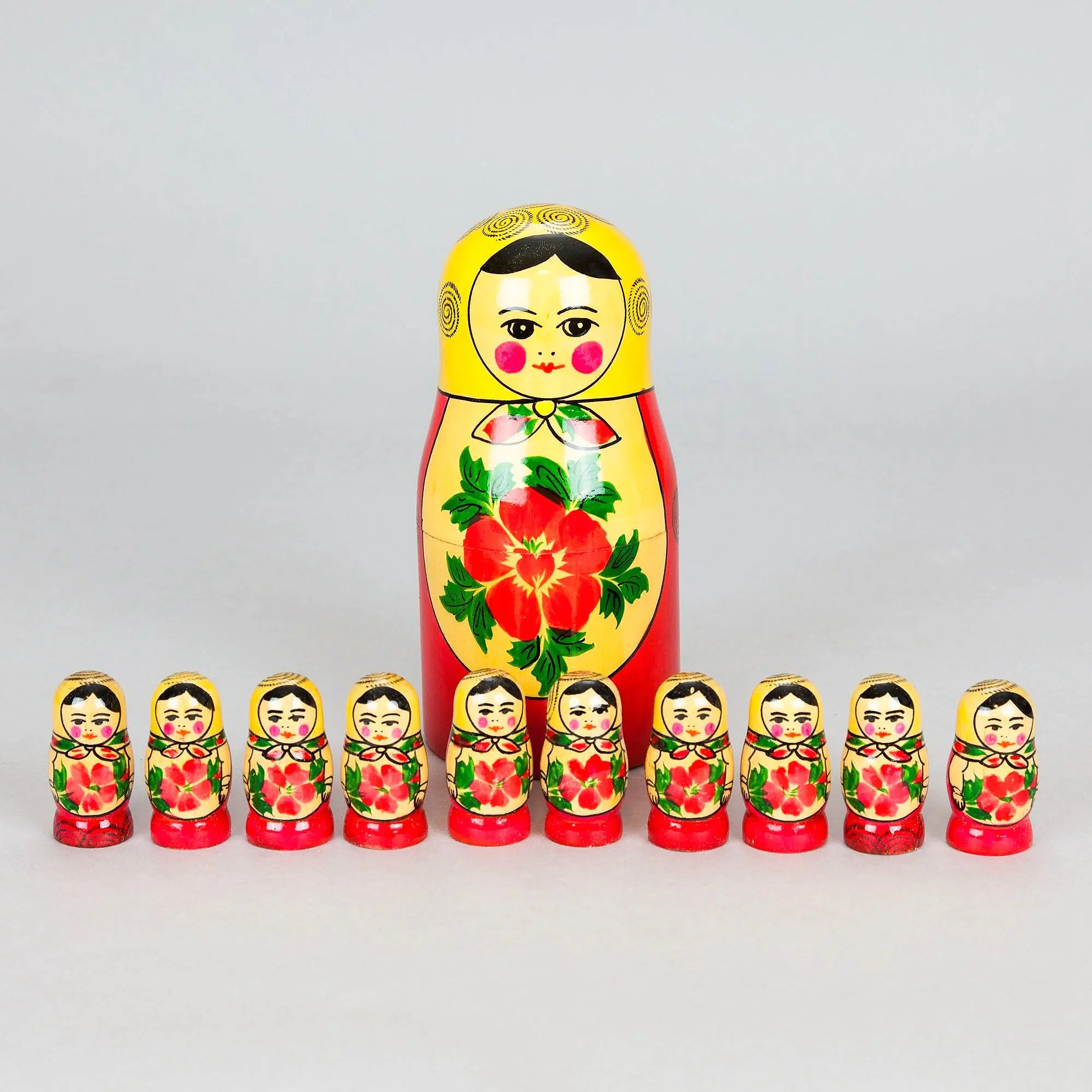 Matryoshka set to learn to count