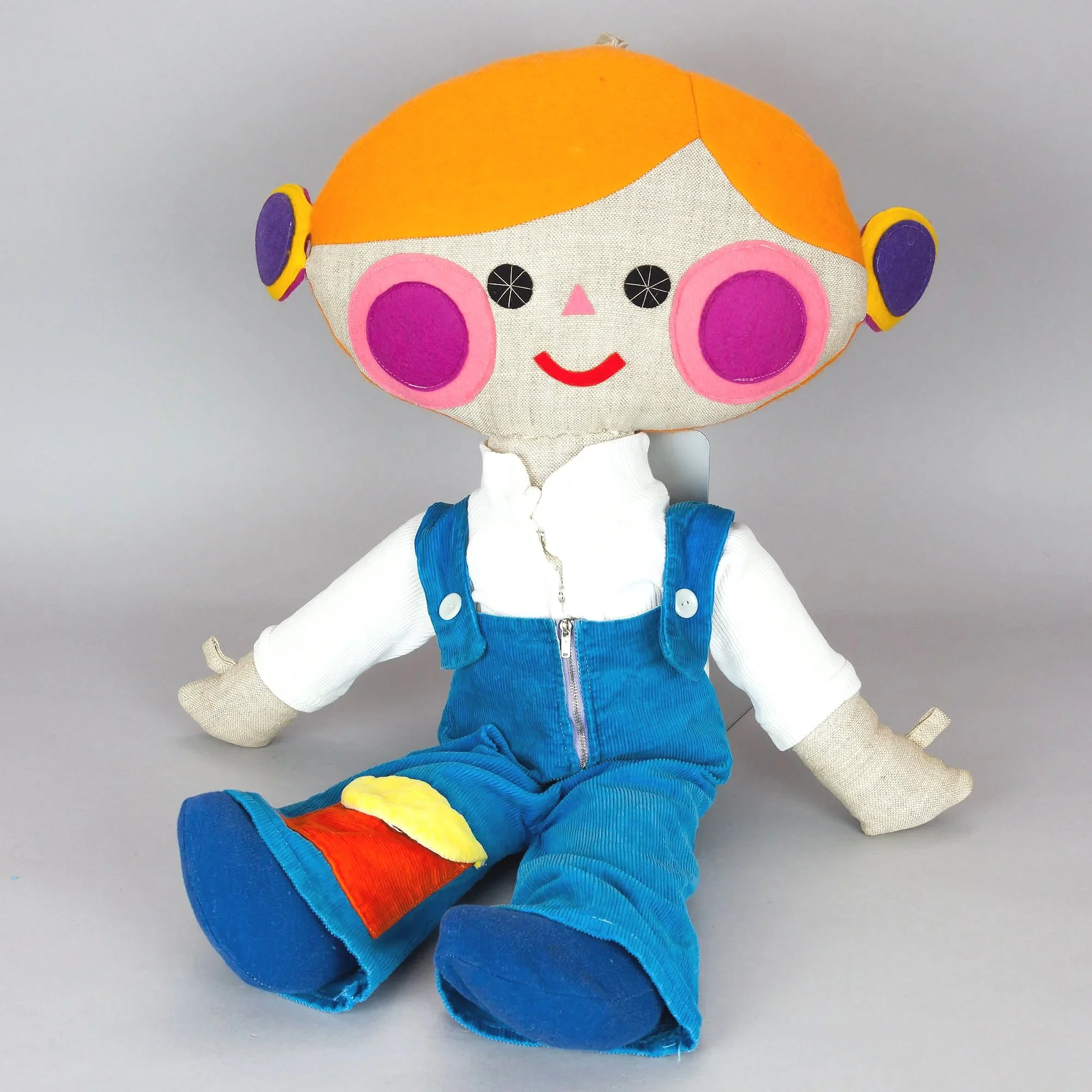 Big vintage cloth doll