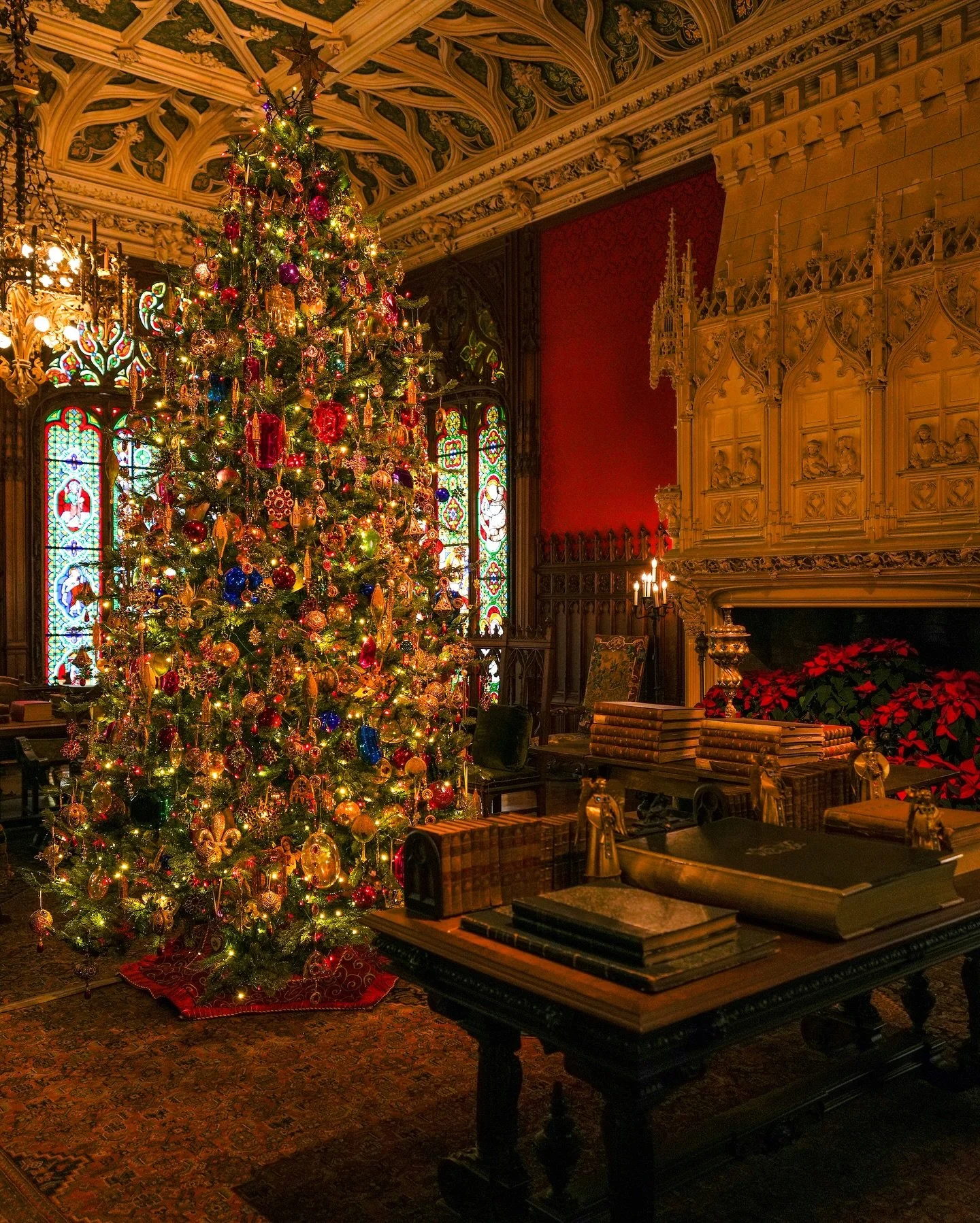 This is your sign to visit the Newport Mansions this holiday season! 🎄✨

I visited for the first time a couple years ago and it instantly became one of my favorite holiday traditions. You can tour The Breakers, Marble House, and The Elms daily&mdash