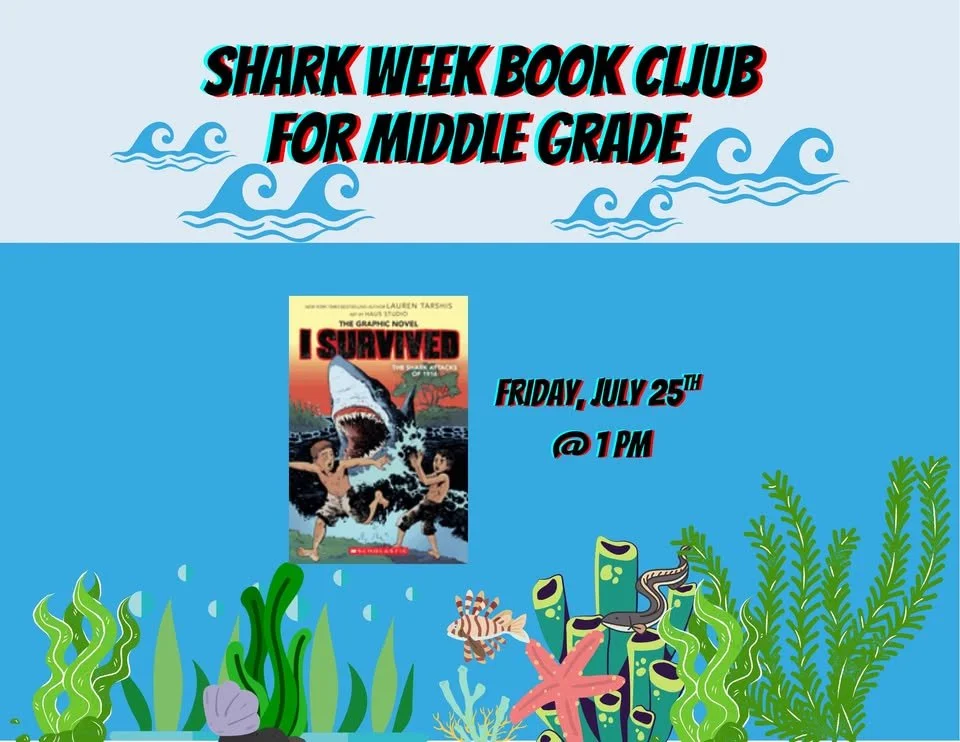 Shark Week Book Club for Middle Grade