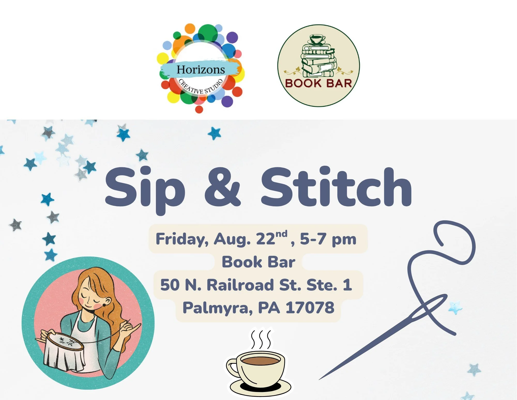 Sip & Stitch W/ Horizons Creative Studio