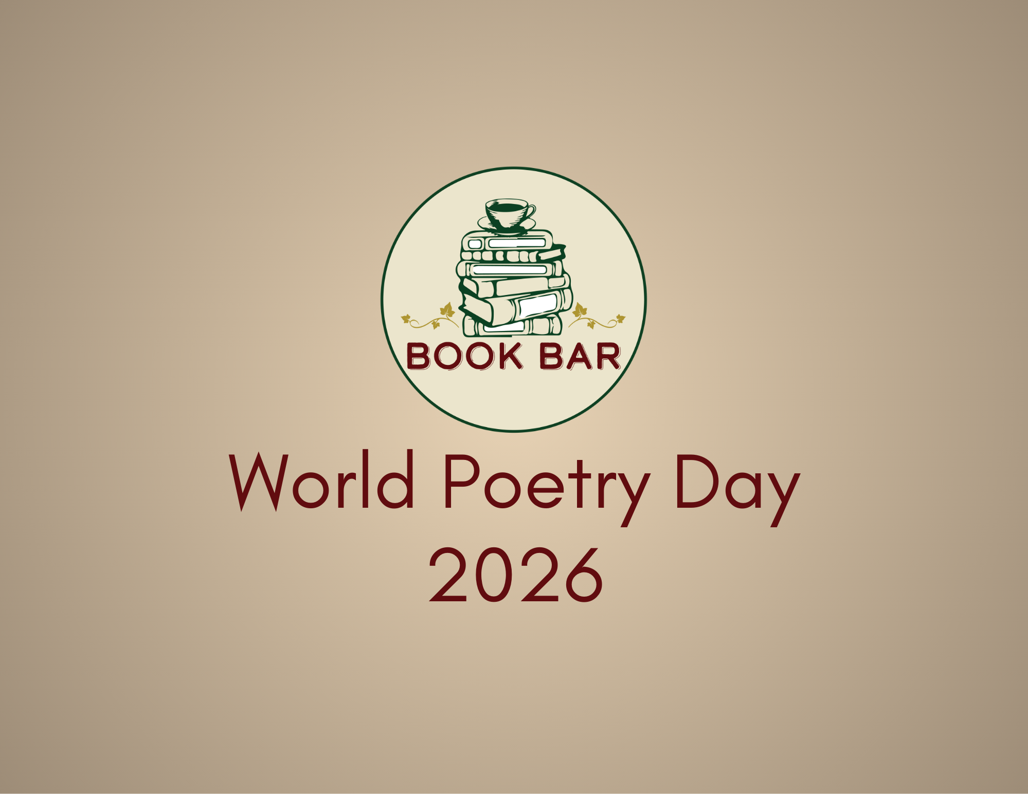 World Poetry Day @ Book Bar