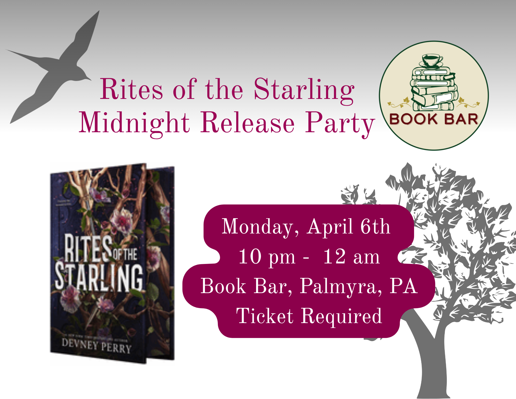 Rites of the Starling Midnight Release Party