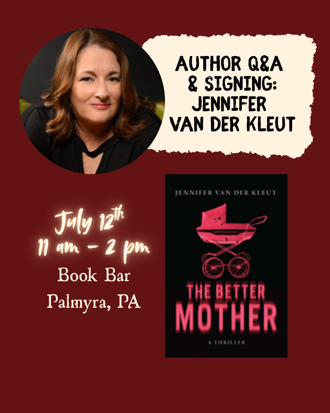 Author Q&A & Signing with Jennifer van der Kleut: A Haunt the Readers Preview Event