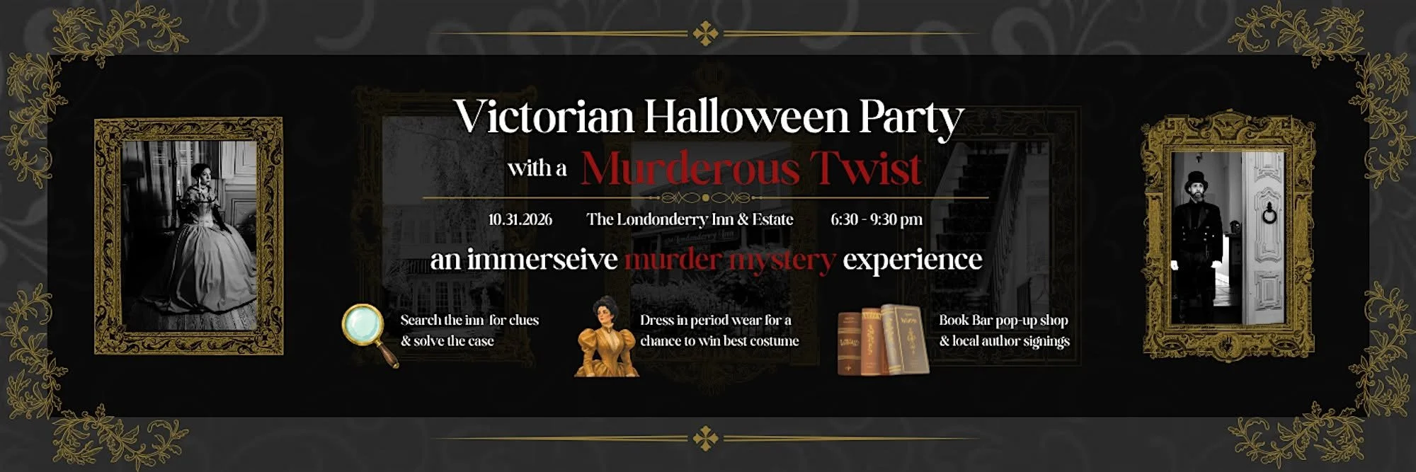 Victorian Halloween Party @ The Londonderry Inn [Ticket Required]