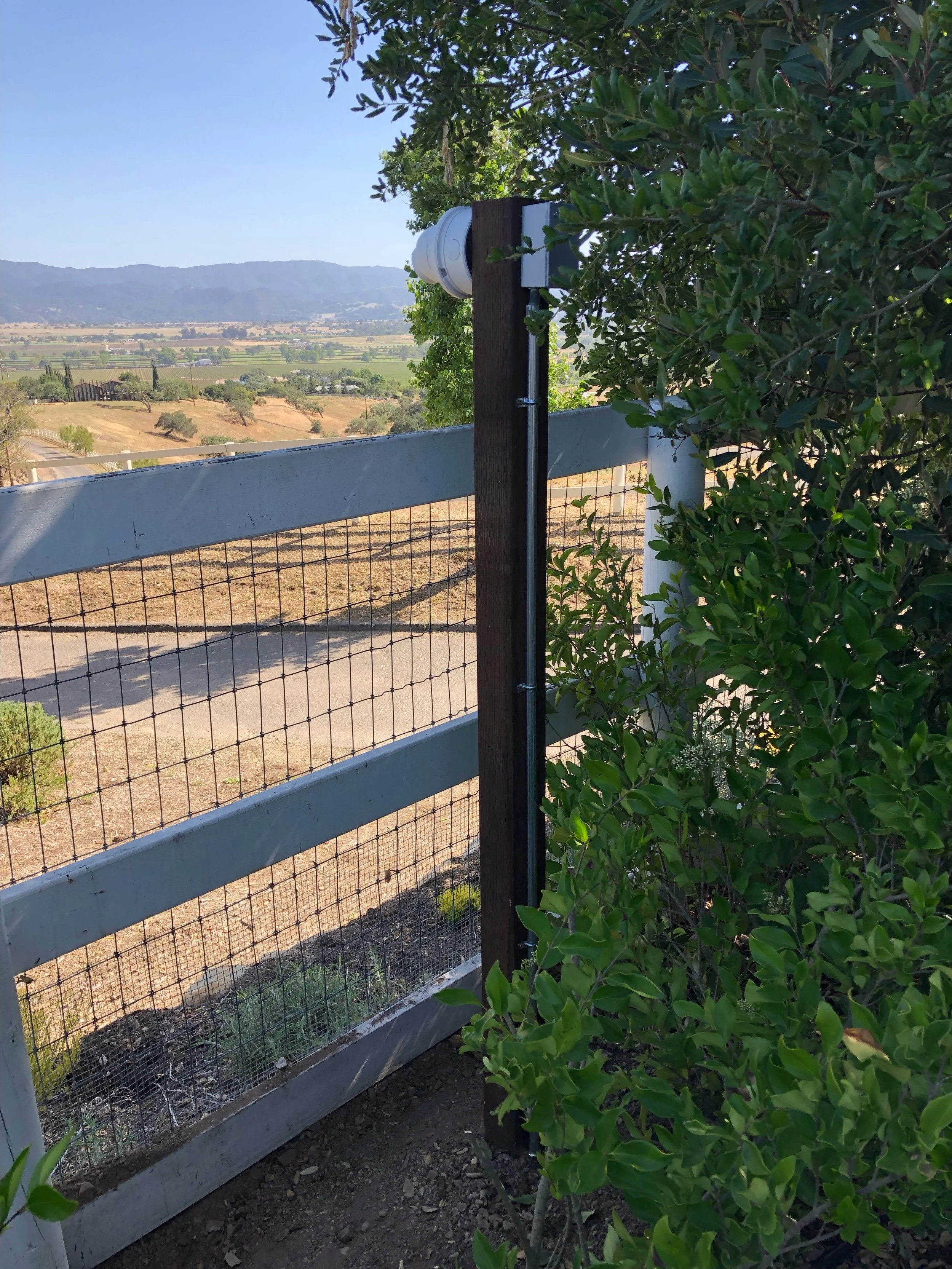 Outdoor Security Cam on post