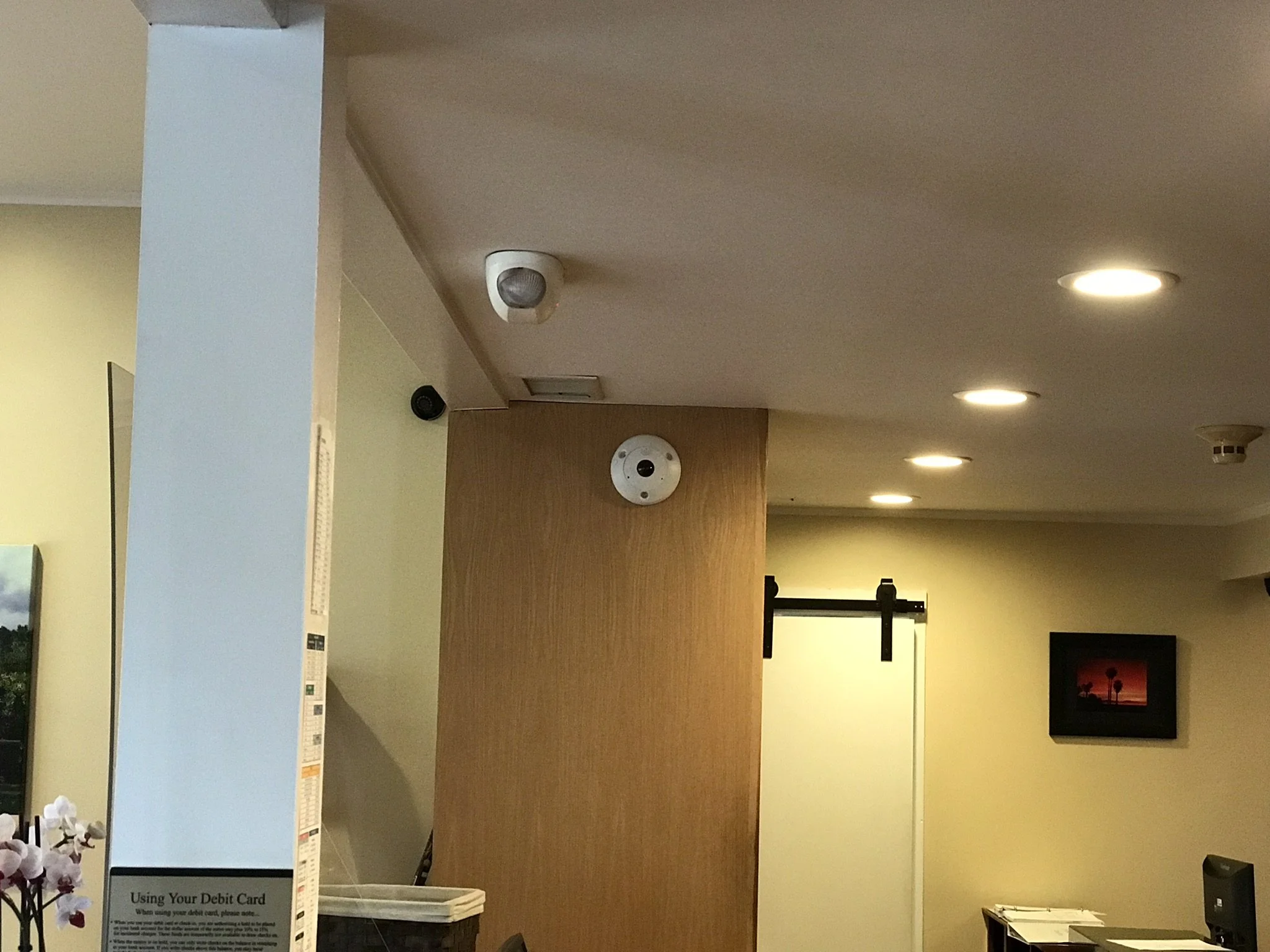 Mounted finished camera setup