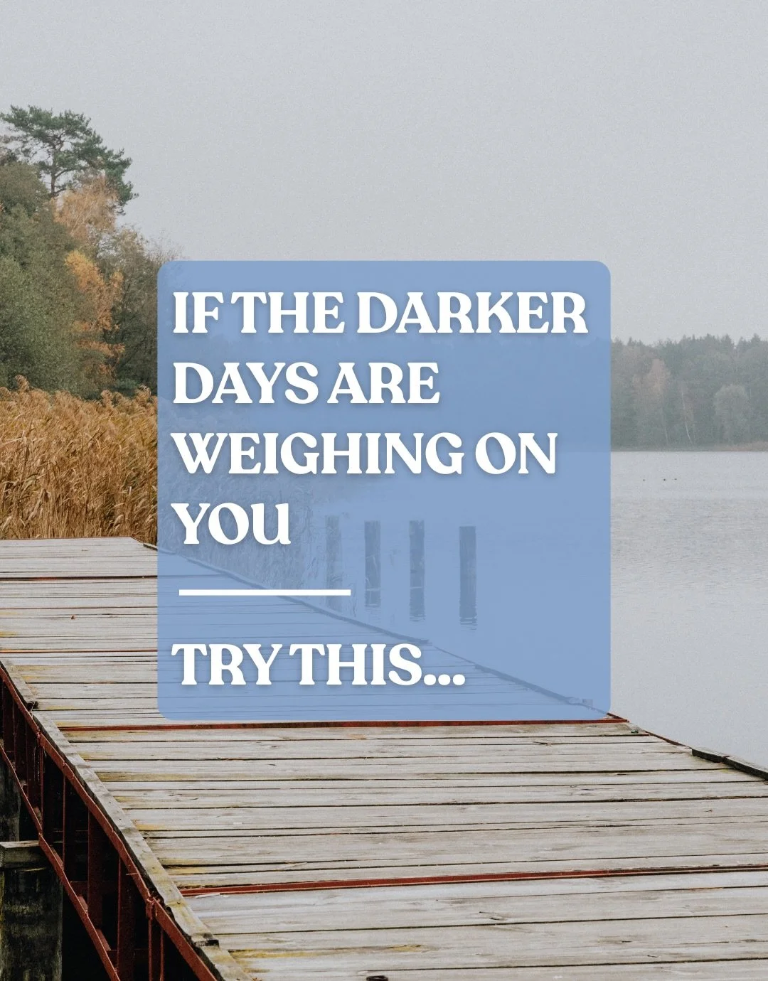 As the light shifts, our bodies and minds shift too.
Shorter days can impact mood, sleep, motivation, and energy, sometimes more than we expect.
If you&rsquo;re feeling &ldquo;off,&rdquo; you&rsquo;re not alone, and you&rsquo;re not imagining it. Sea