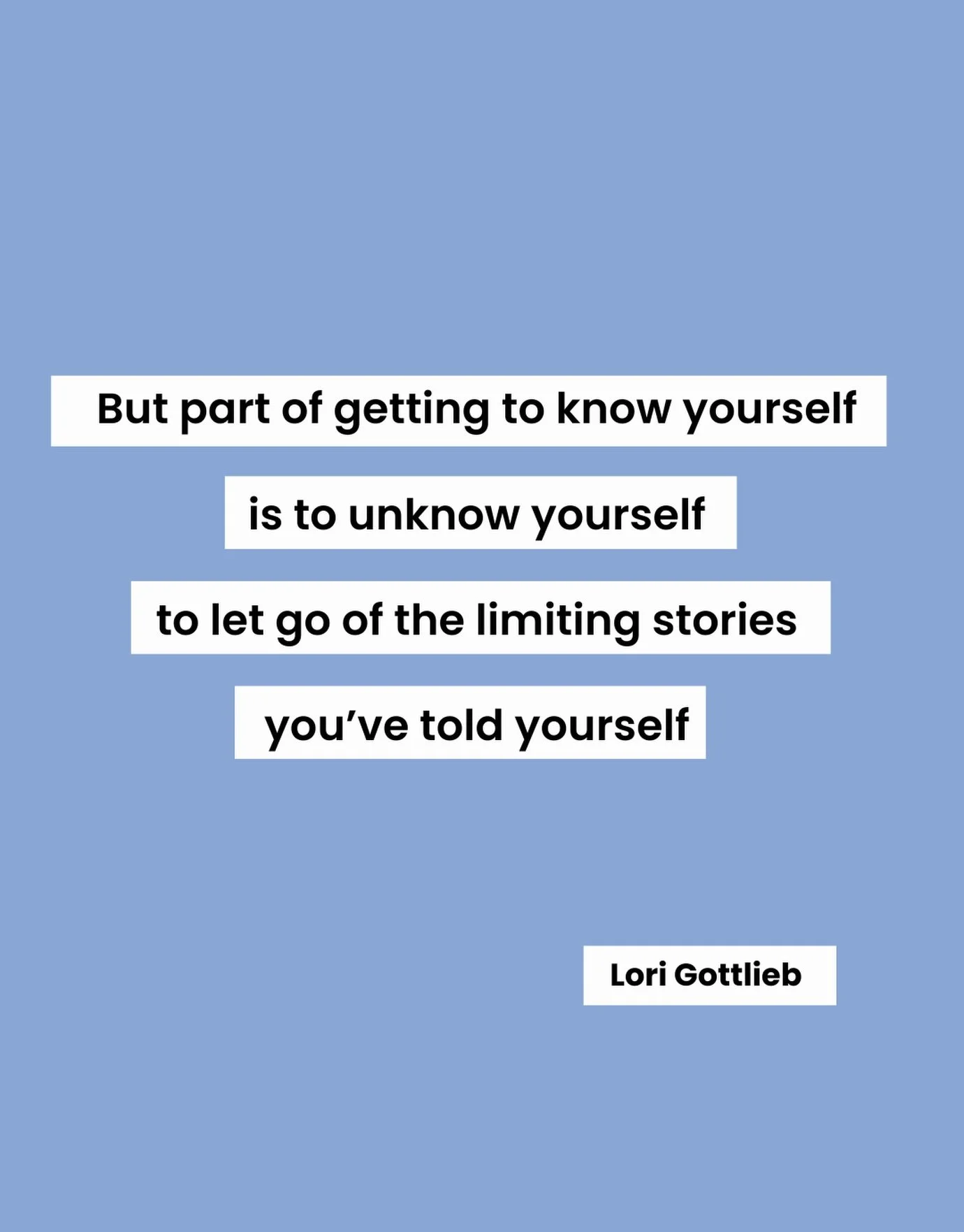 Getting to know yourself isn&rsquo;t just about discovering who you are &mdash; it&rsquo;s also about gently releasing who you thought you had to be.

Over time, we all collect stories about ourselves. Some were shaped by past experiences, relationsh