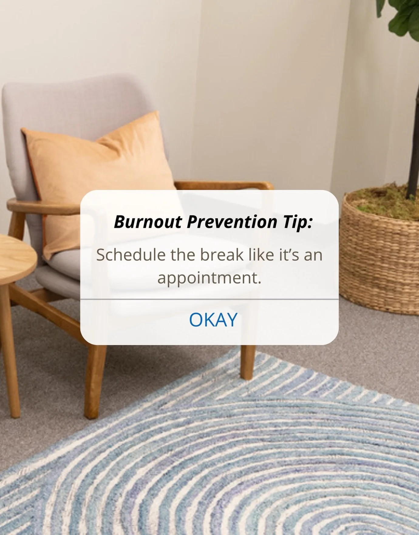 Burnout is often your nervous system&rsquo;s way of asking for care. 🌿

You can&rsquo;t pour from an empty cup.

✨Protect your time.

✨Prioritize rest.

✨Notice when you&rsquo;re pushing past your limits.

Treat self-care like an appointment &mdash;
