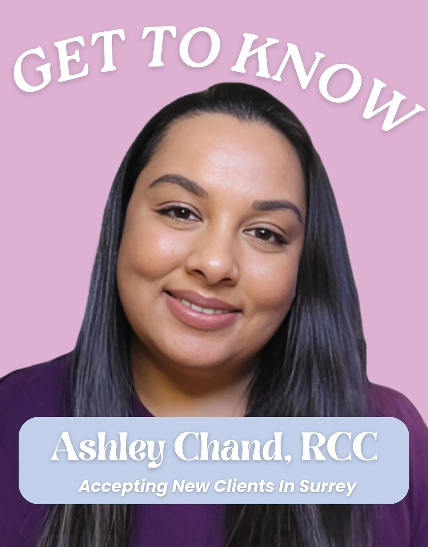 Meet our Registered Clinical Counsellor, Ashley! ✨

She works with Adults, Couples, and Families in a variety of areas,

Specializing in:

🌿Depression
🌿Anxiety and Stress Management Skills
🌿Trauma Processing
🌿Identity and Self-Exploration
🌿Under