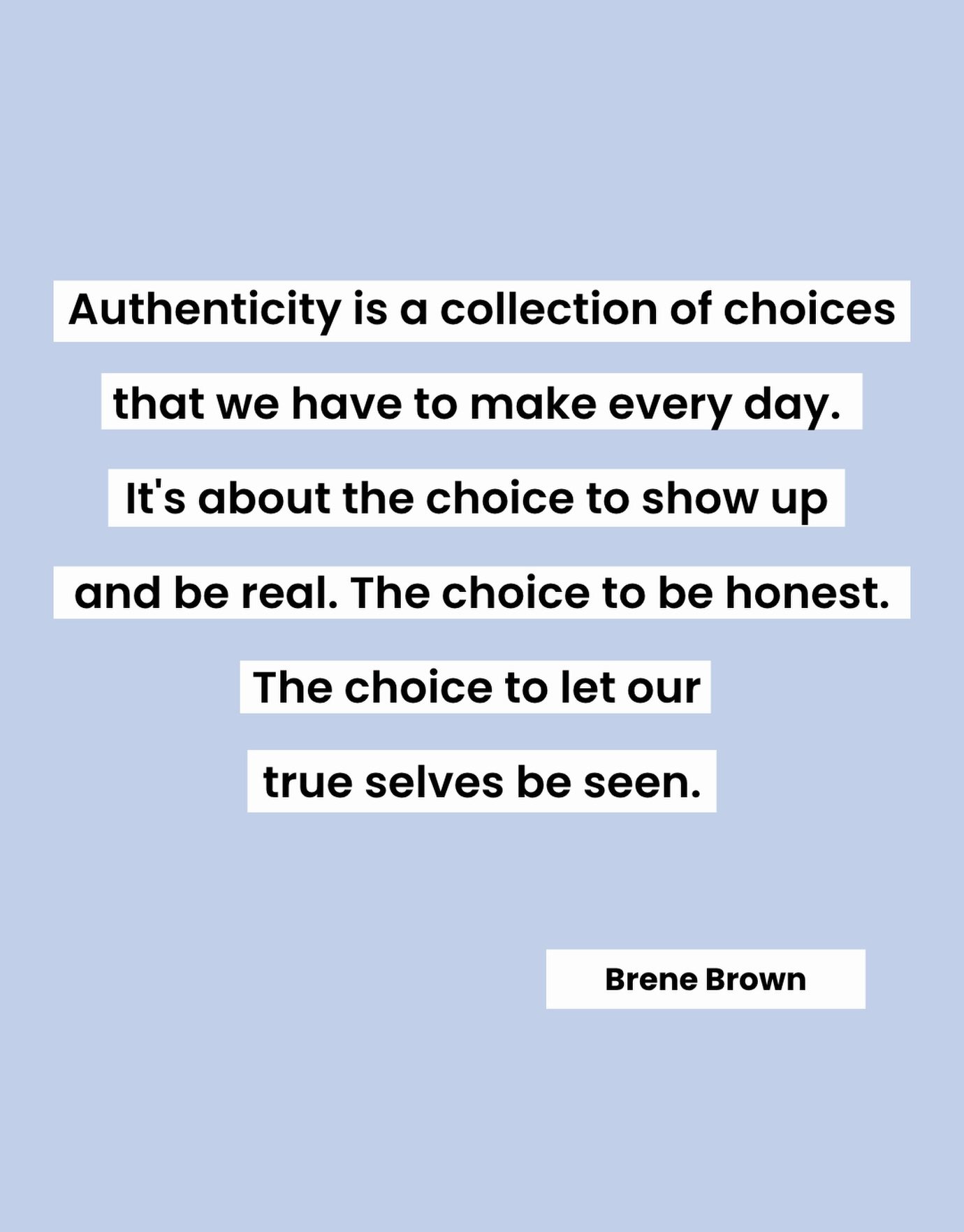 There are people in this world who are grateful that you choose to show up as yourself every day.

The real you. The honest you. The imperfect, human you.

Don&rsquo;t forget that 🩷

#authentic #therealyou #authenticity #selflove