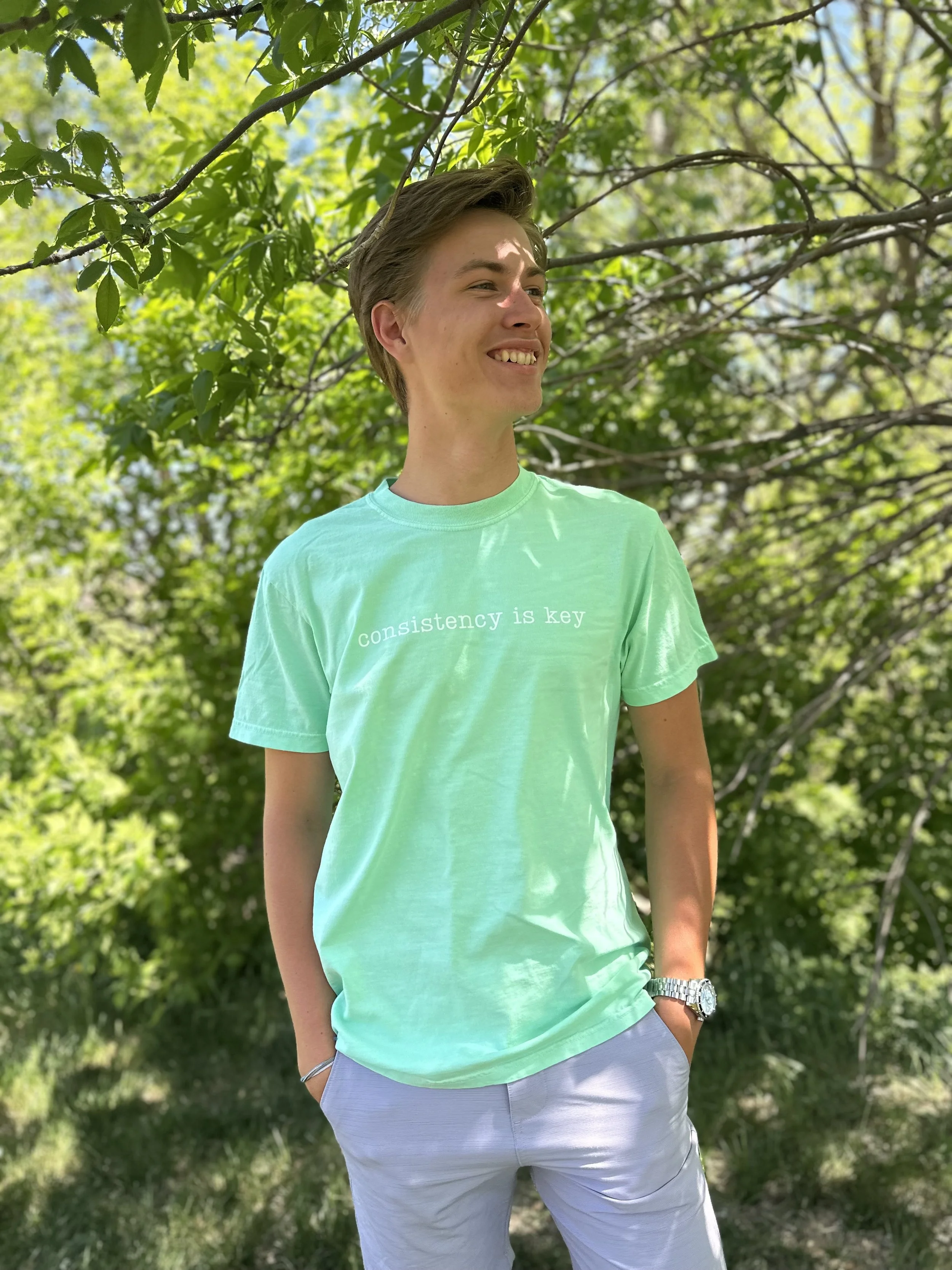 Consistency is Key Garment Dyed T-shirt