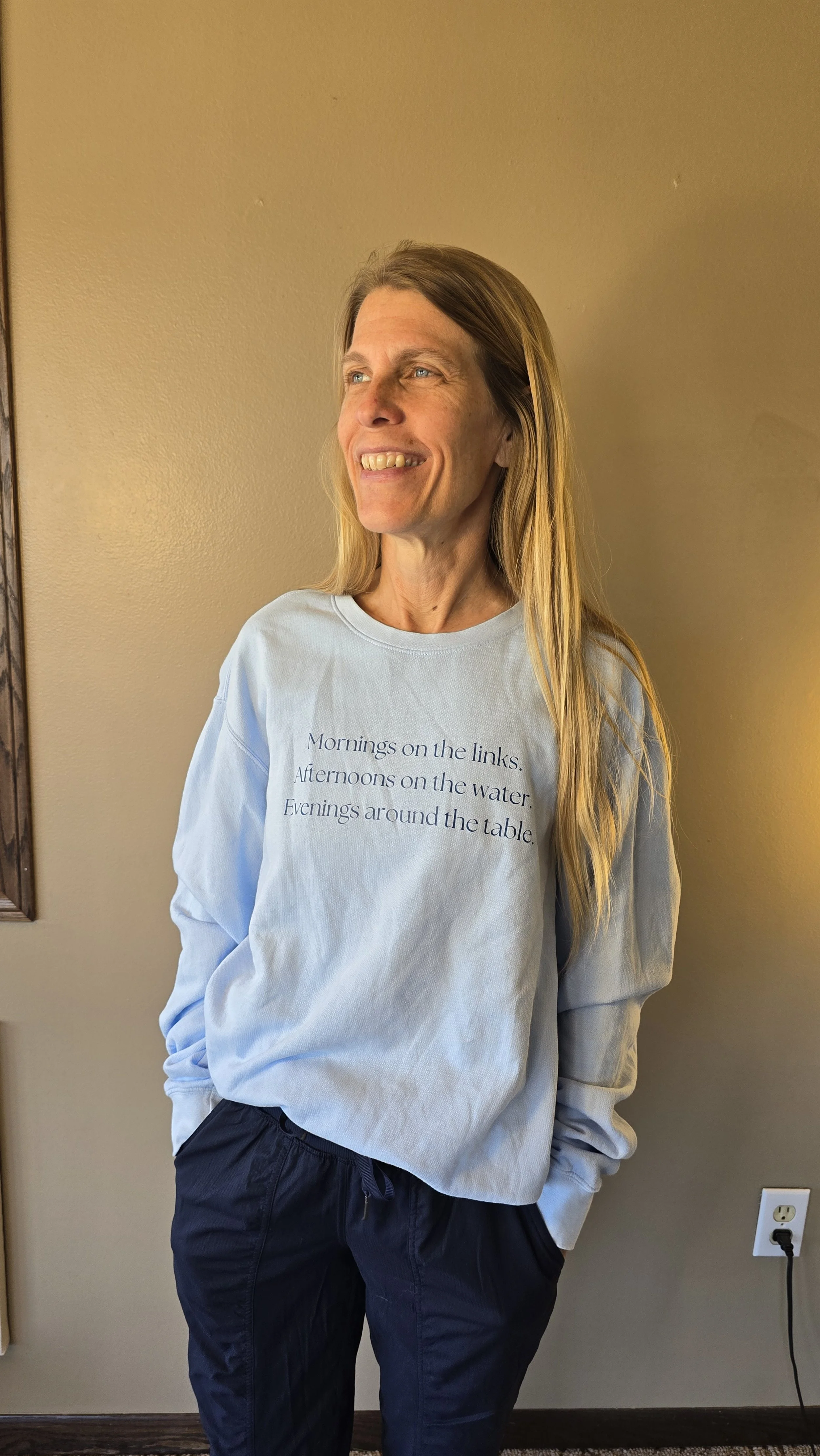 Mornings on the Links Crewneck