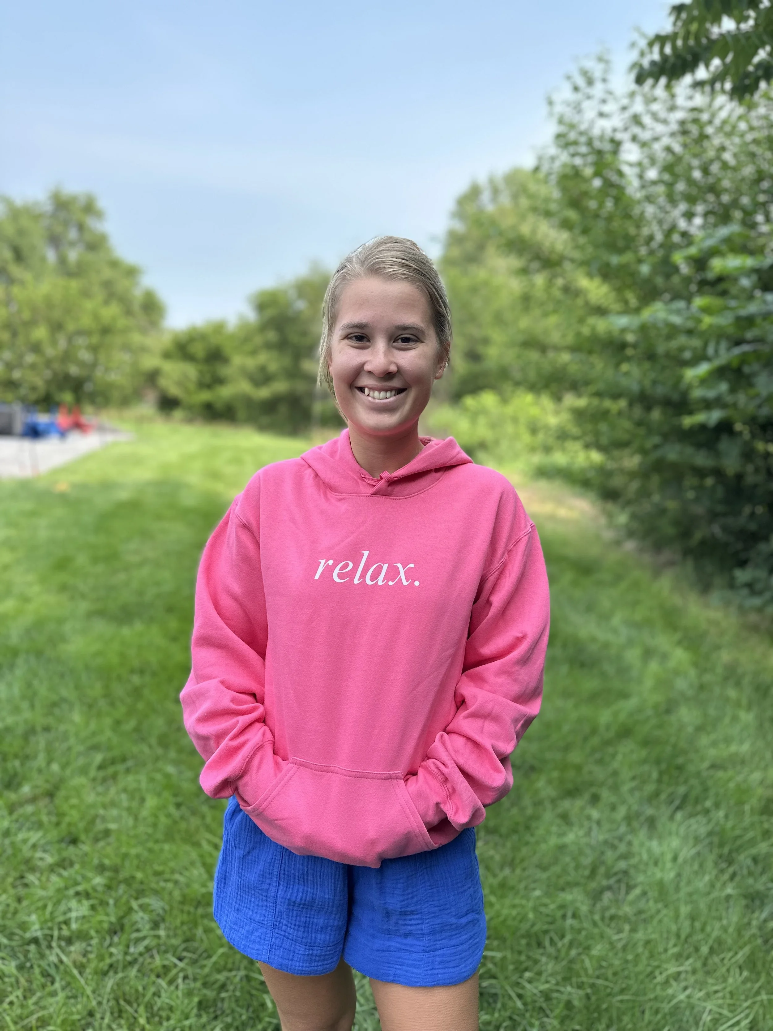 Relax Ladies Hooded Sweatshirt