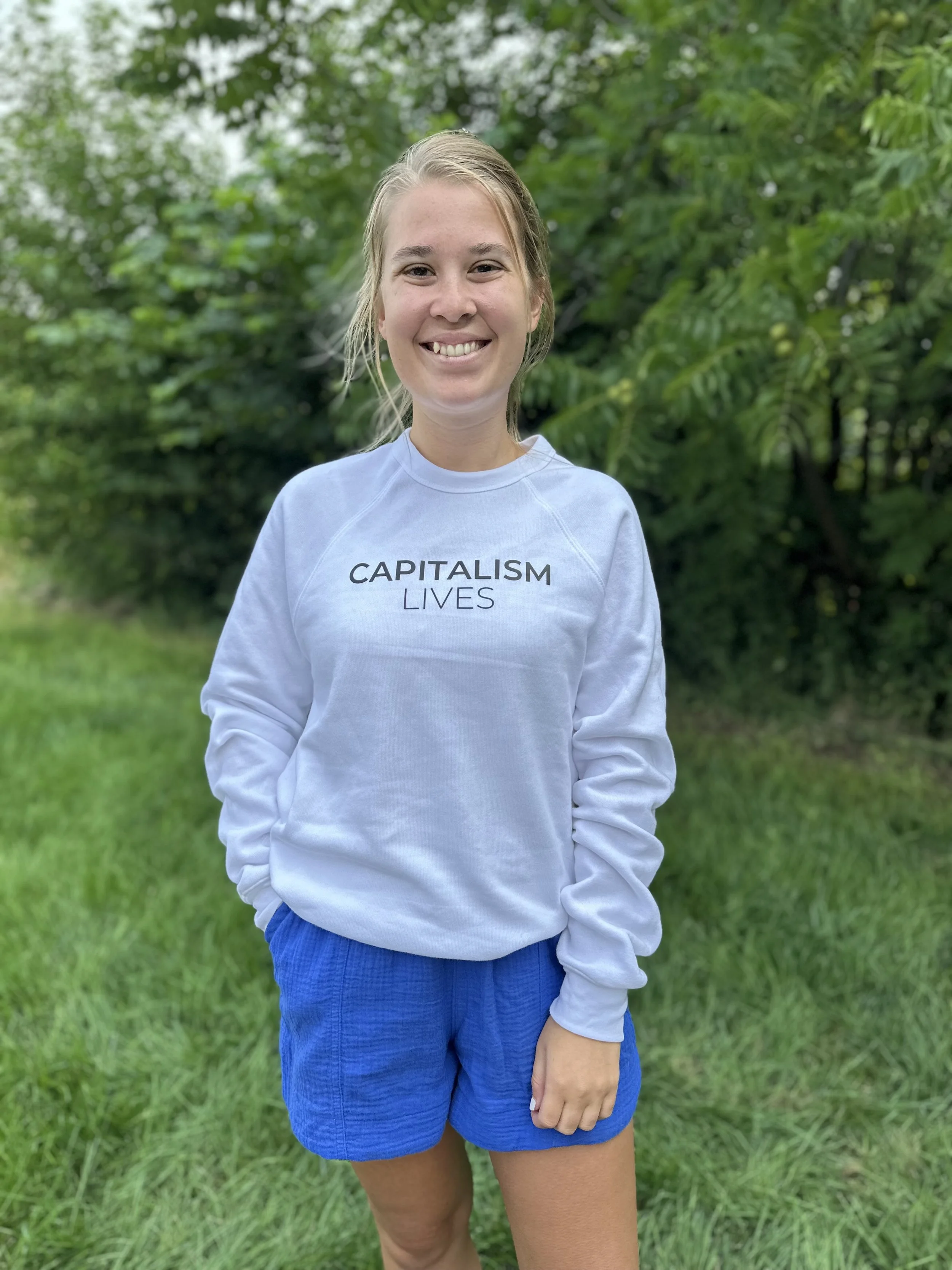 Capitalism Lives Fleece Crewneck