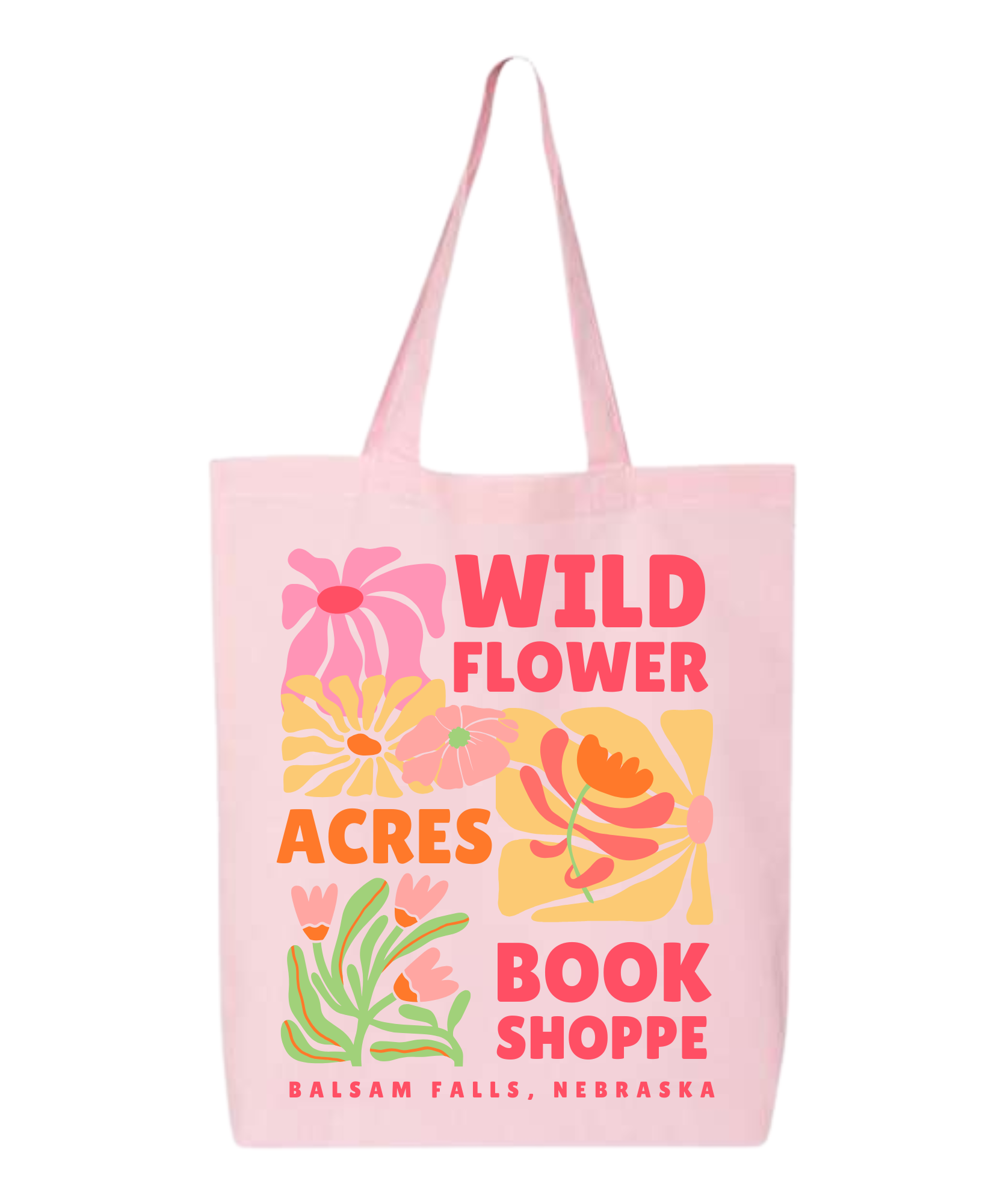 Wildflower Acres Book Shoppe Tote