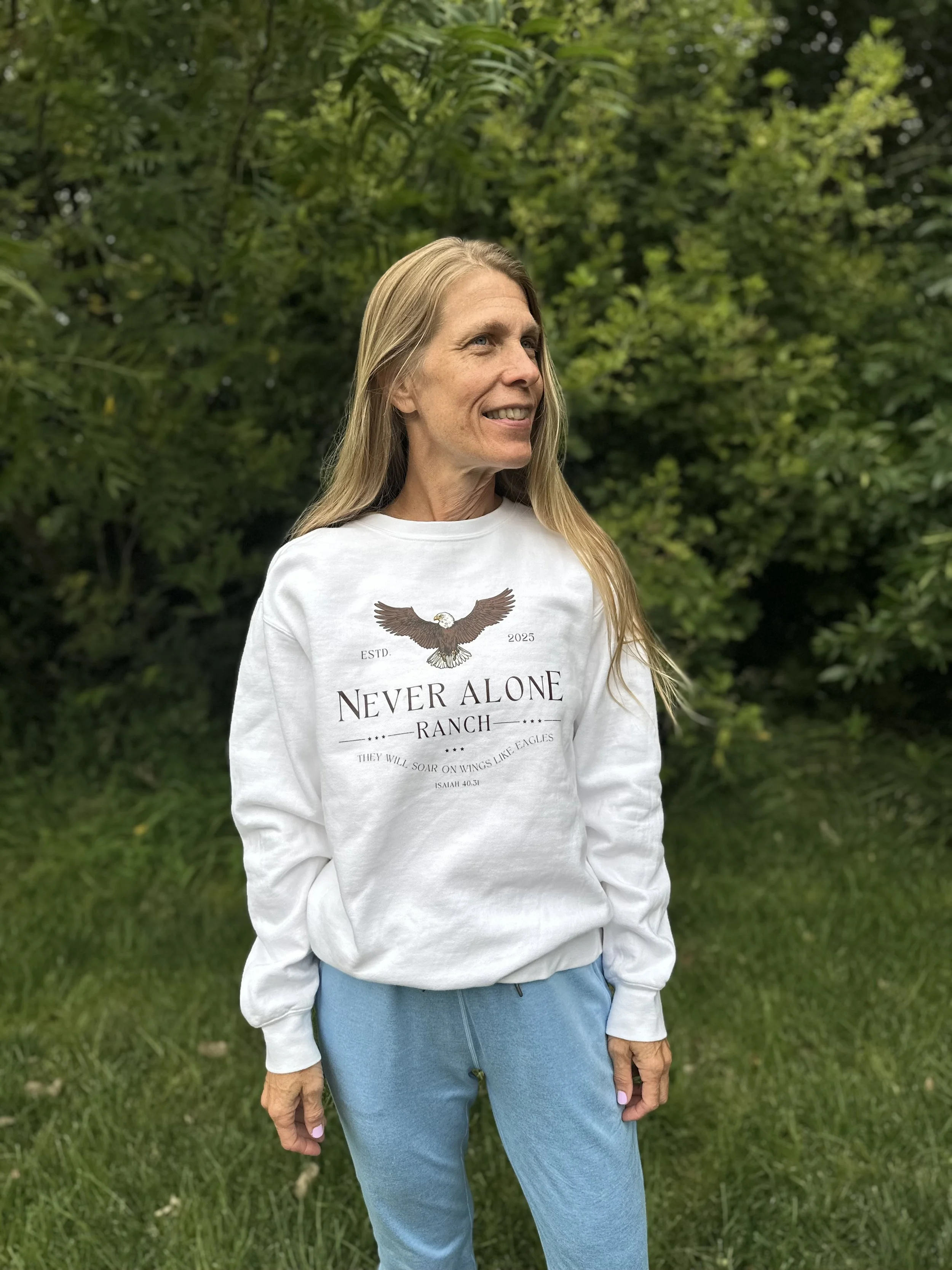 Never Alone Ranch Crewneck