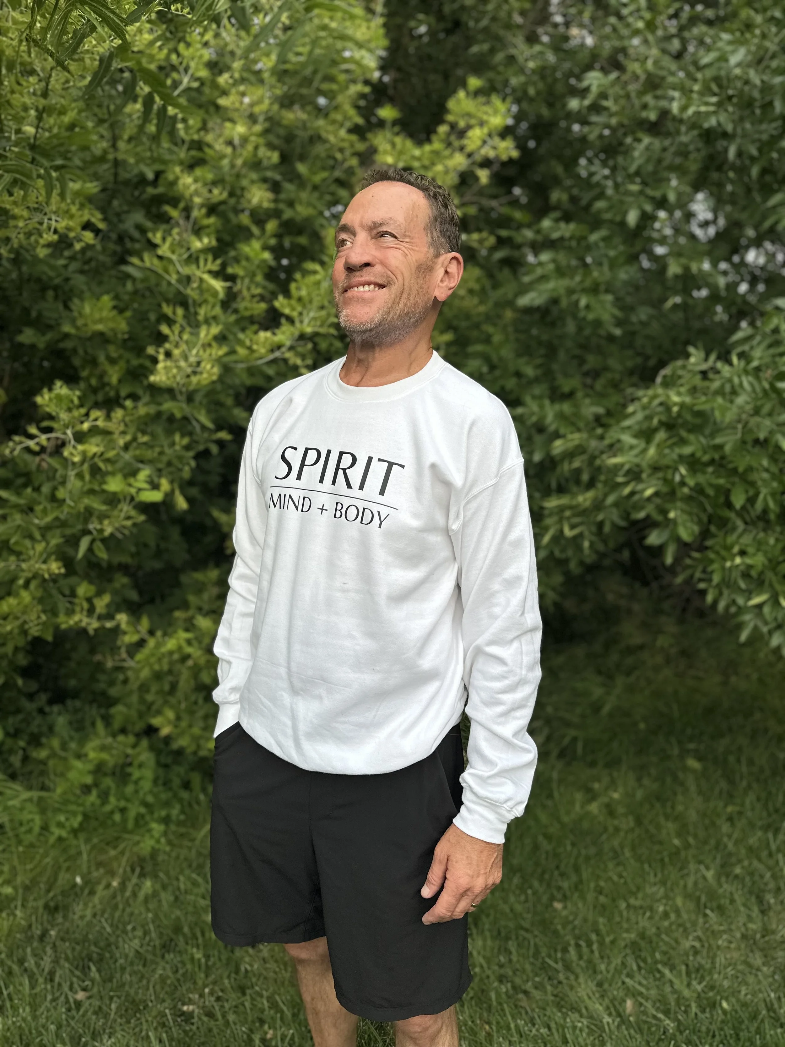 Spirit Over Mind/Body Crewneck