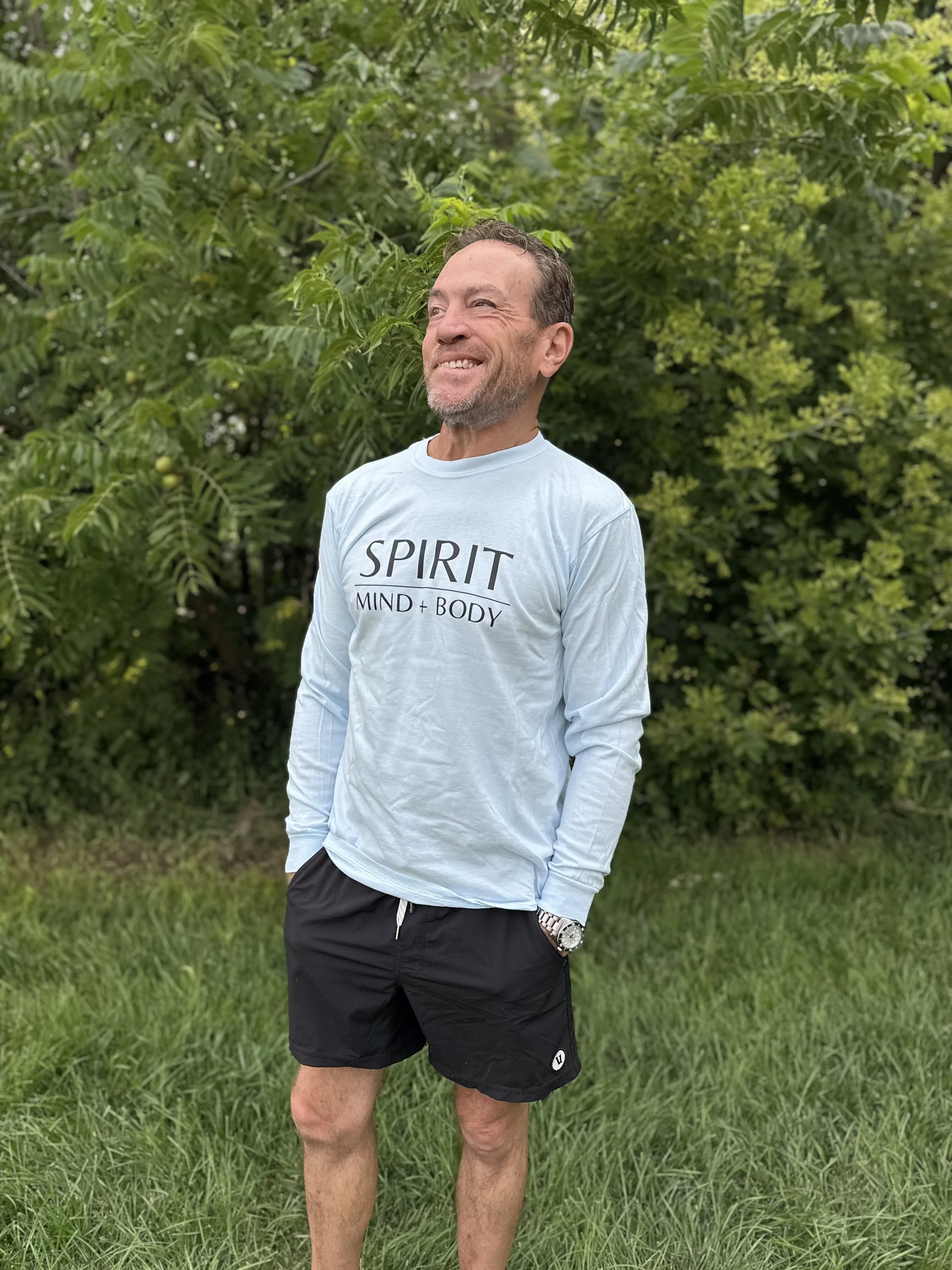 Spirit Over Mind/Body Long Sleeve Tee