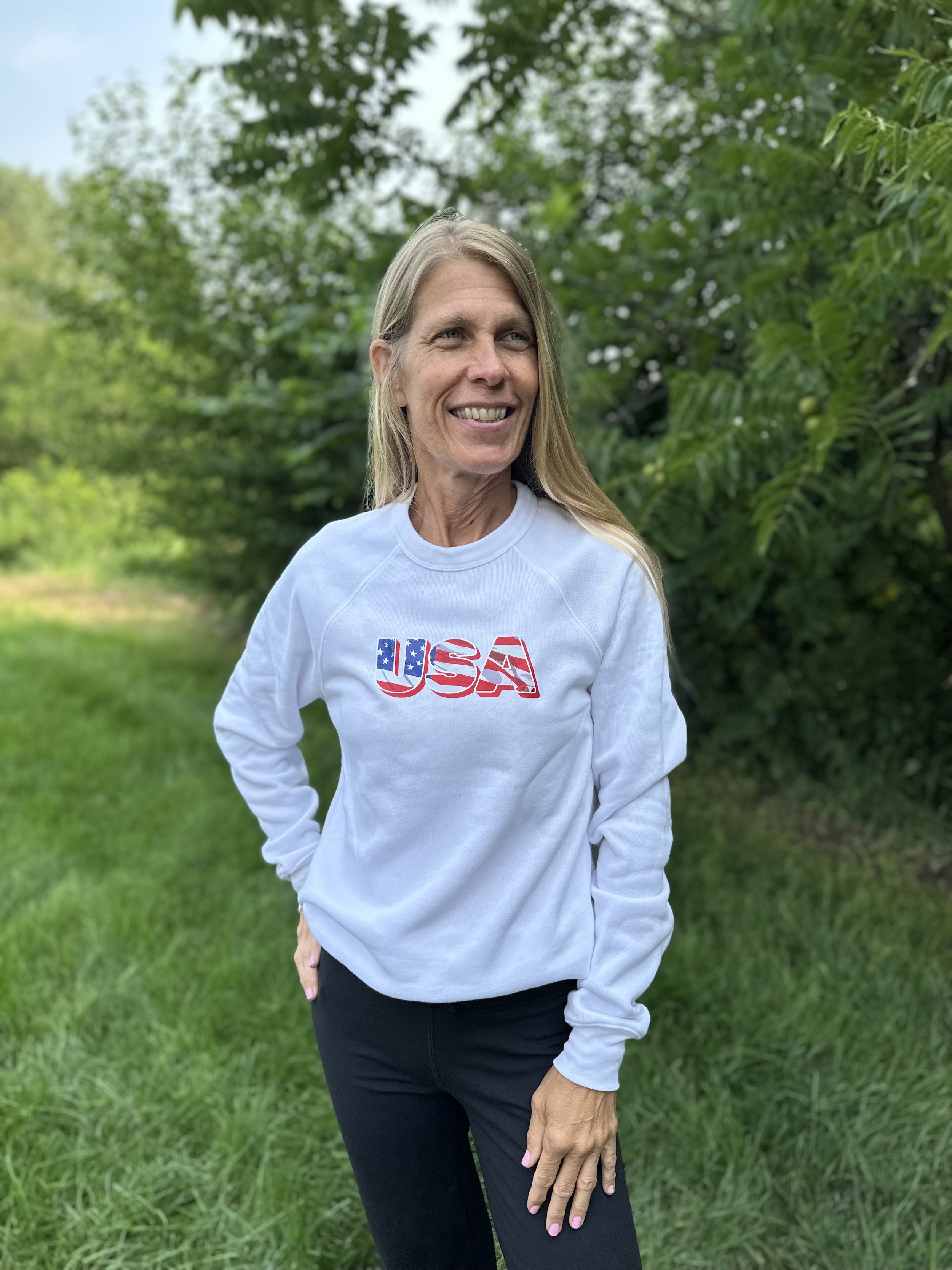 USA Fleece Crewneck Sweatshirt