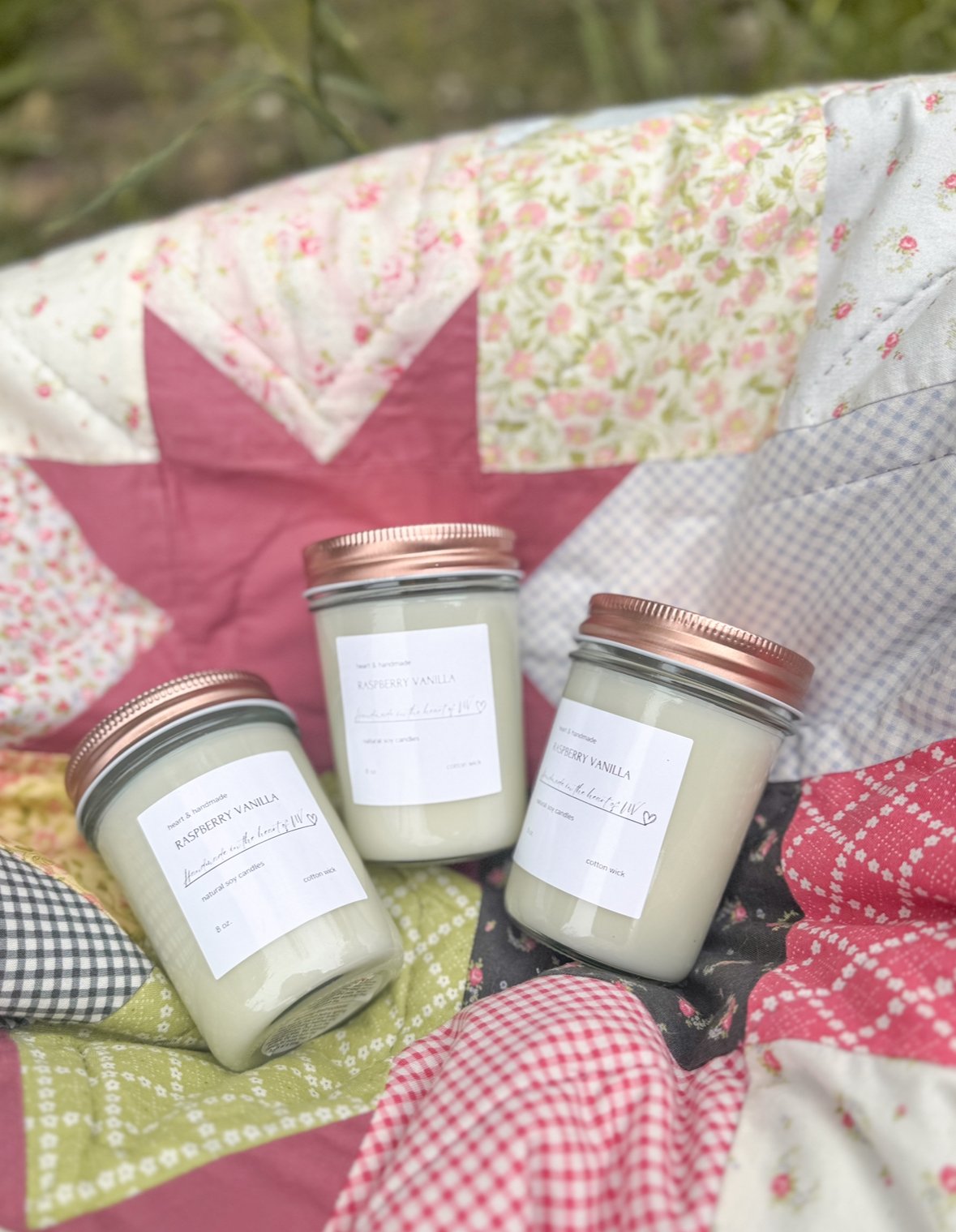 8 oz. Mason Jar Candles