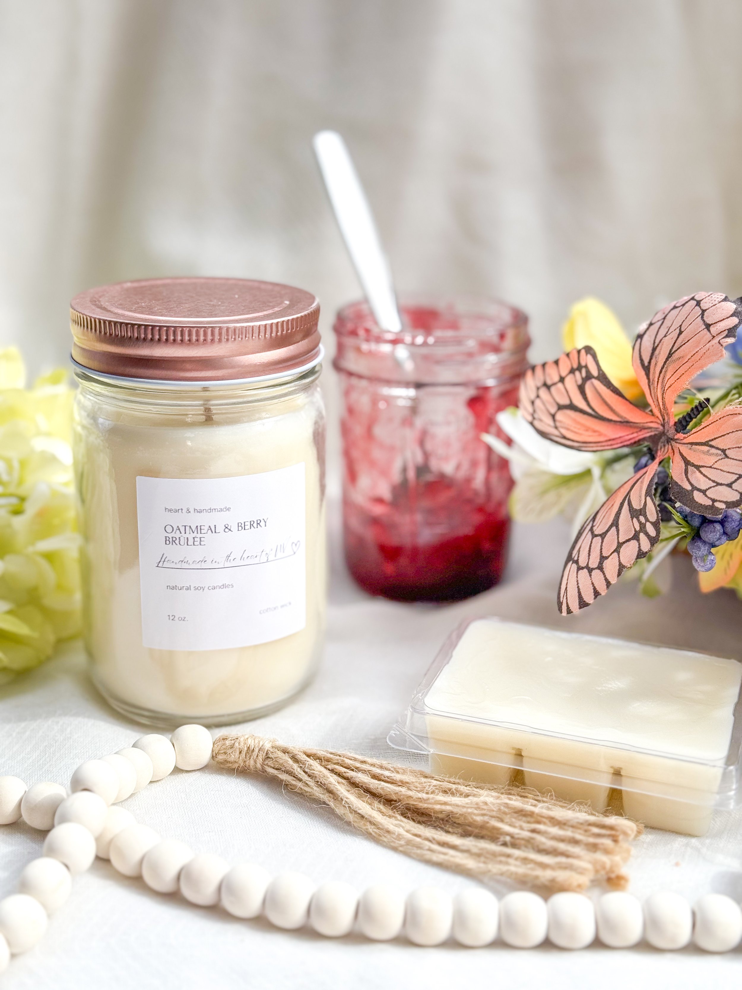 12 oz. Soy Mason Jar Candles