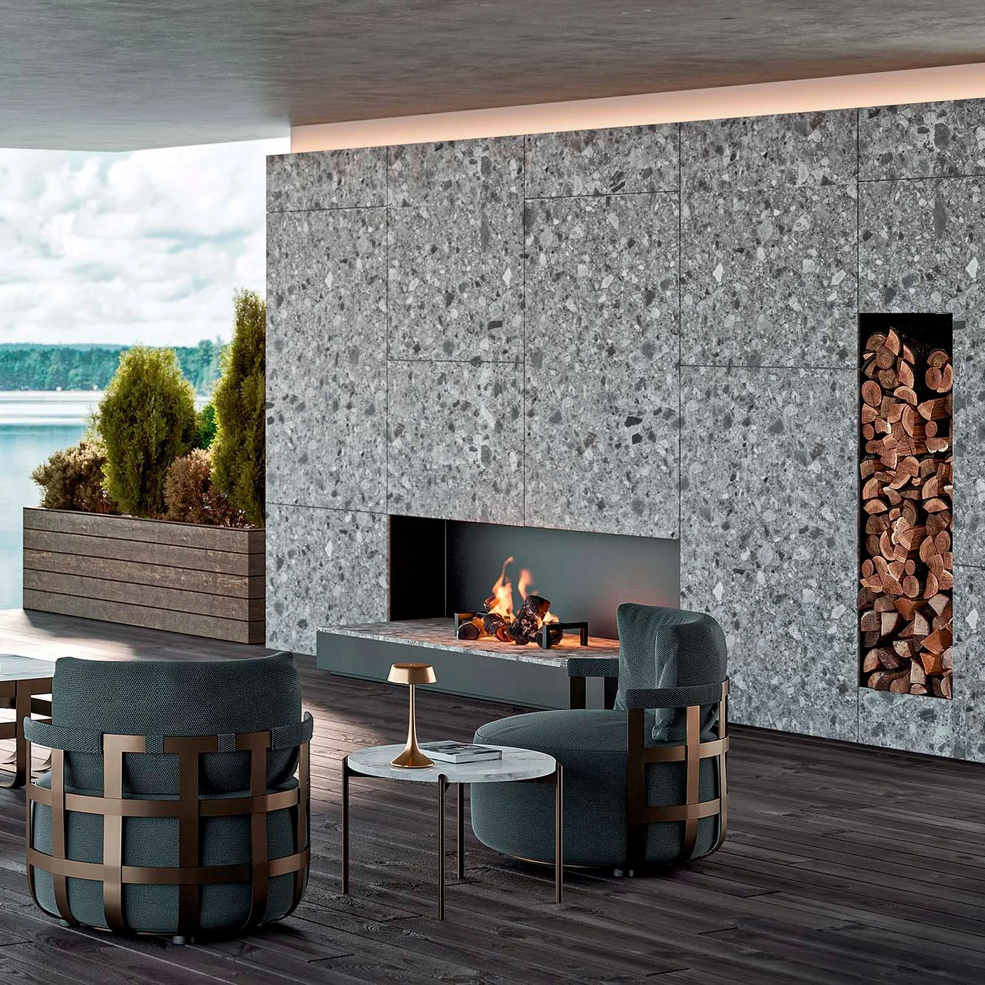 DISEÑO DE INTERIORES | CHIMENEAS EXTERIORES — M&B Interior Design