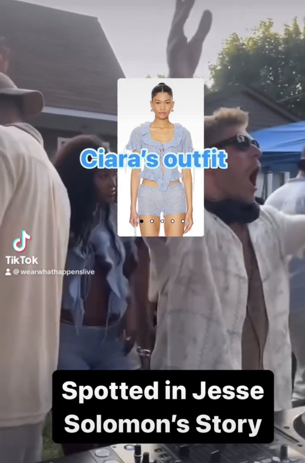 Ciara’s baby blue set