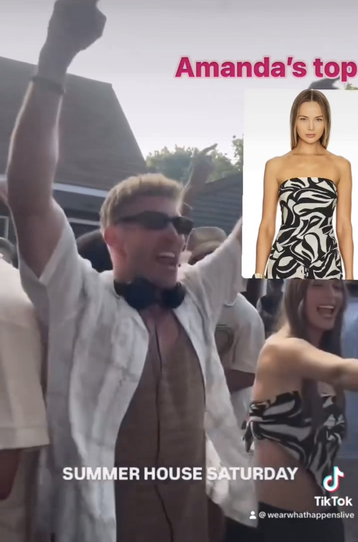 Amanda’s scarf top