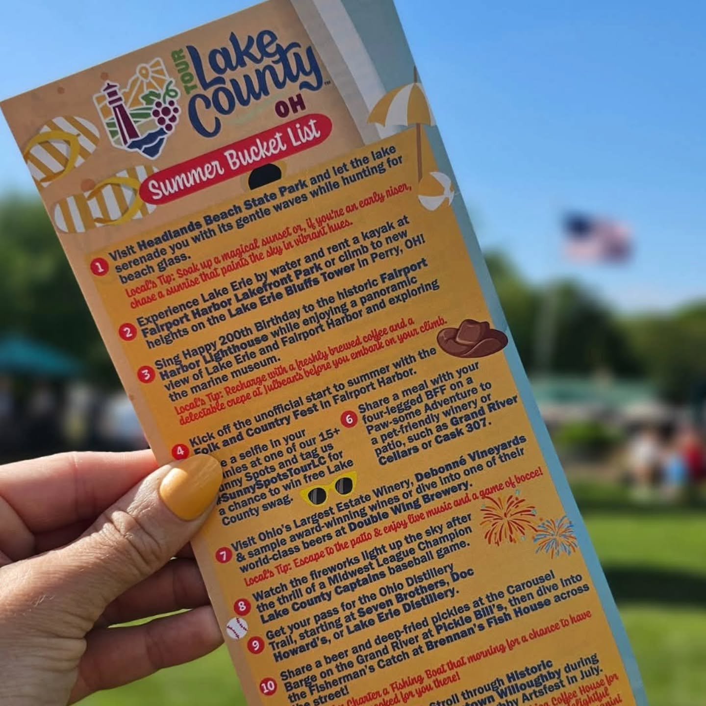 Drop a ☀️in the comments, and we'll send the link 🔗 or check our bio for the Free Download

Do it all this summer and experience all of Lake County, OH when you check off each adventure on our Summer Bucket List. 🌅🍇🍷💦🌊🔥🌭🎵🌳🩴

#TourLakeCount