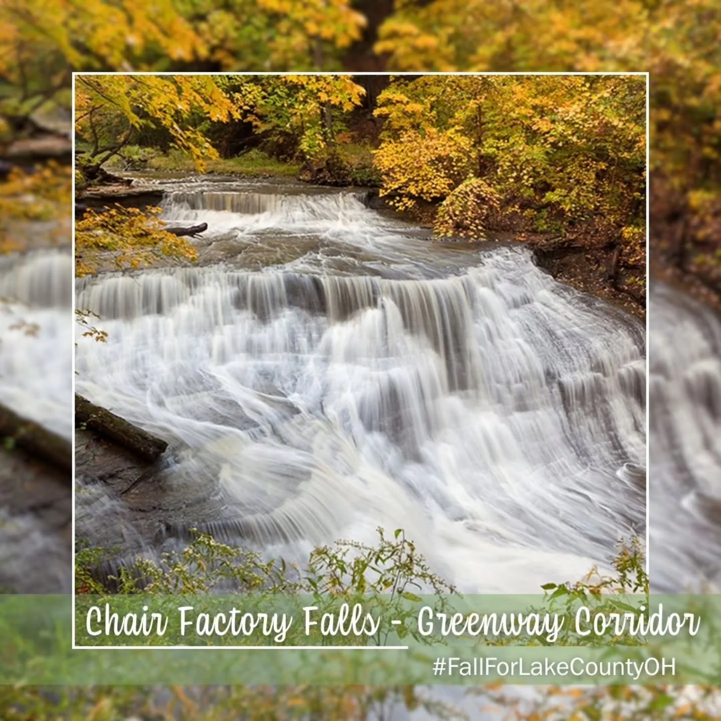 🥾🍂🧡Our next Trail Tours leads us to the Greenway Corridor! This park has a 4.8-mile paved trail for visitors to exercise in the beauty of nature. The beautiful waterfall locally known as &ldquo;Chair Factory Falls&rdquo; is a natural feature acces