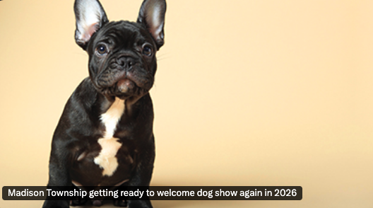 Madison Township getting ready to welcome dog show again in 2026