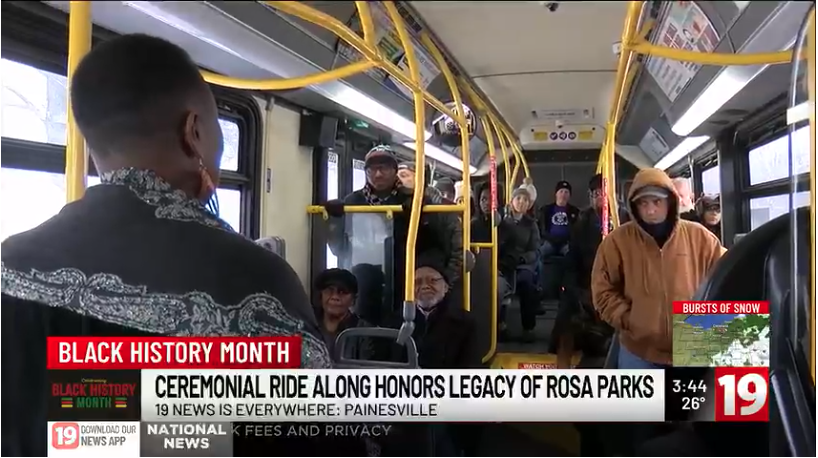 Ceremonial ride along honors legacy of Rosa Parks