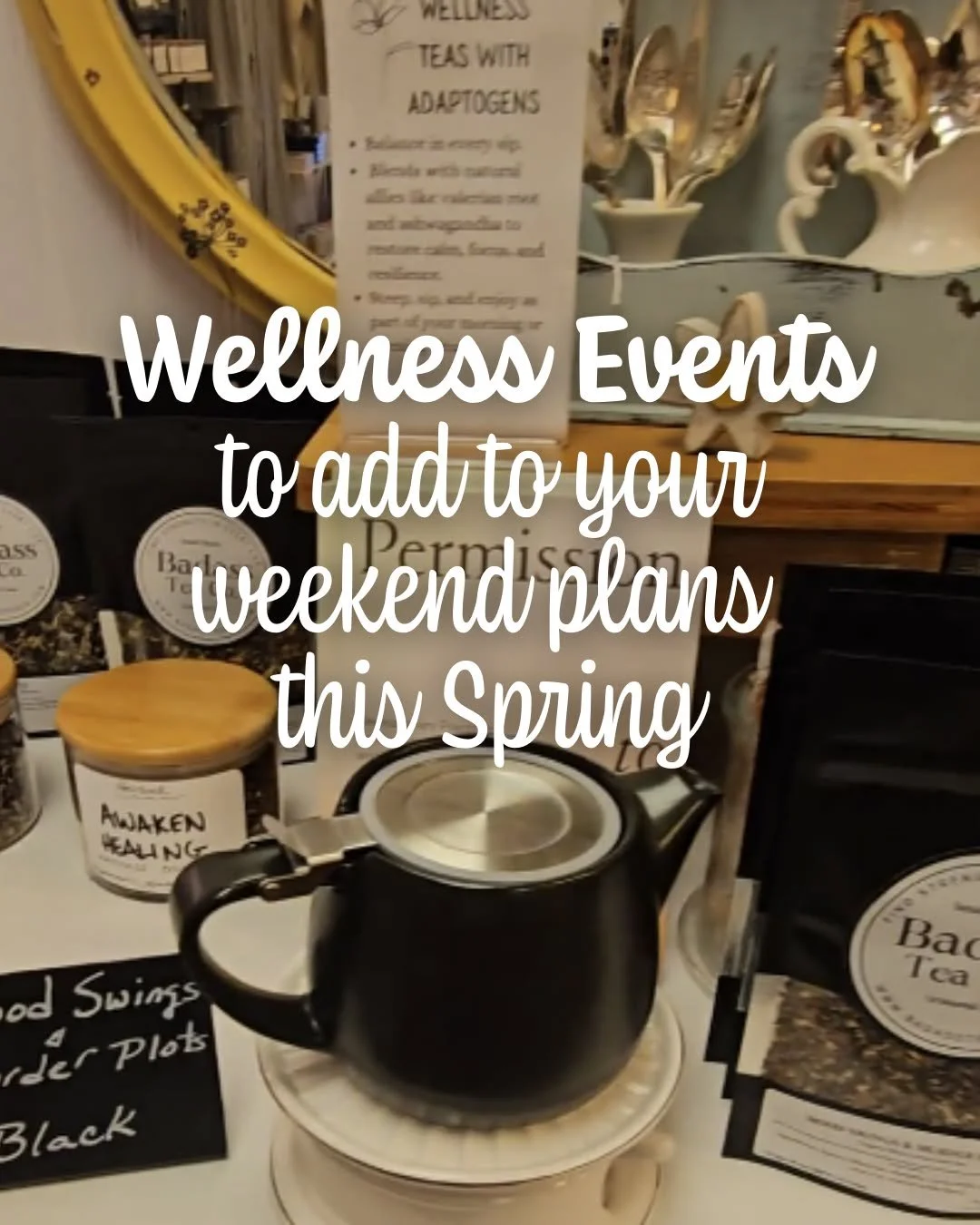 The Helicopter Daughter Tea &amp; Self Care Studio is bringing all the self wellness you need to bloom this Spring! Follow their page for more info on each of the events below⤵️
📅Tuesday, March 24th | Tea Talk Tuesday - Black Tea
📅Thursday, March 2