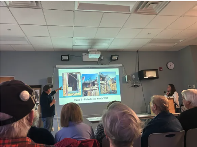 Work continues on restoring The Old Tavern in Madison Township