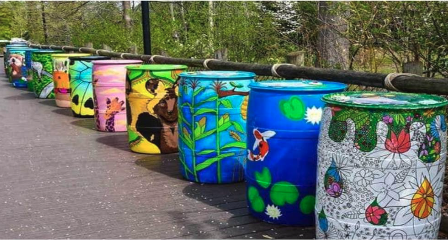 Mentor calls for artists to turn rain barrels into public art