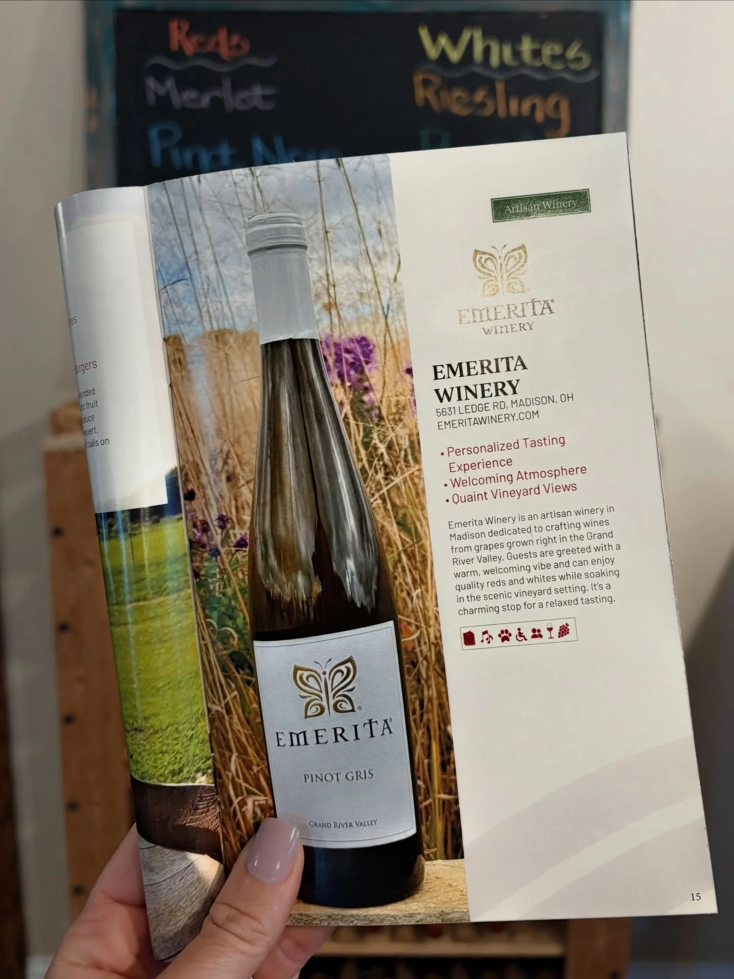 One of the very newest wineries in Northeast Ohio&rsquo;s Grand River Valley is now open!
🍇Emerita Winery 
📍5631 Ledge Road, Madison, OH, United States, 44057
⏰Thursdays: 12pm - 6pm
Fridays: 12pm - 6pm
Saturdays: 12pm - 6pm