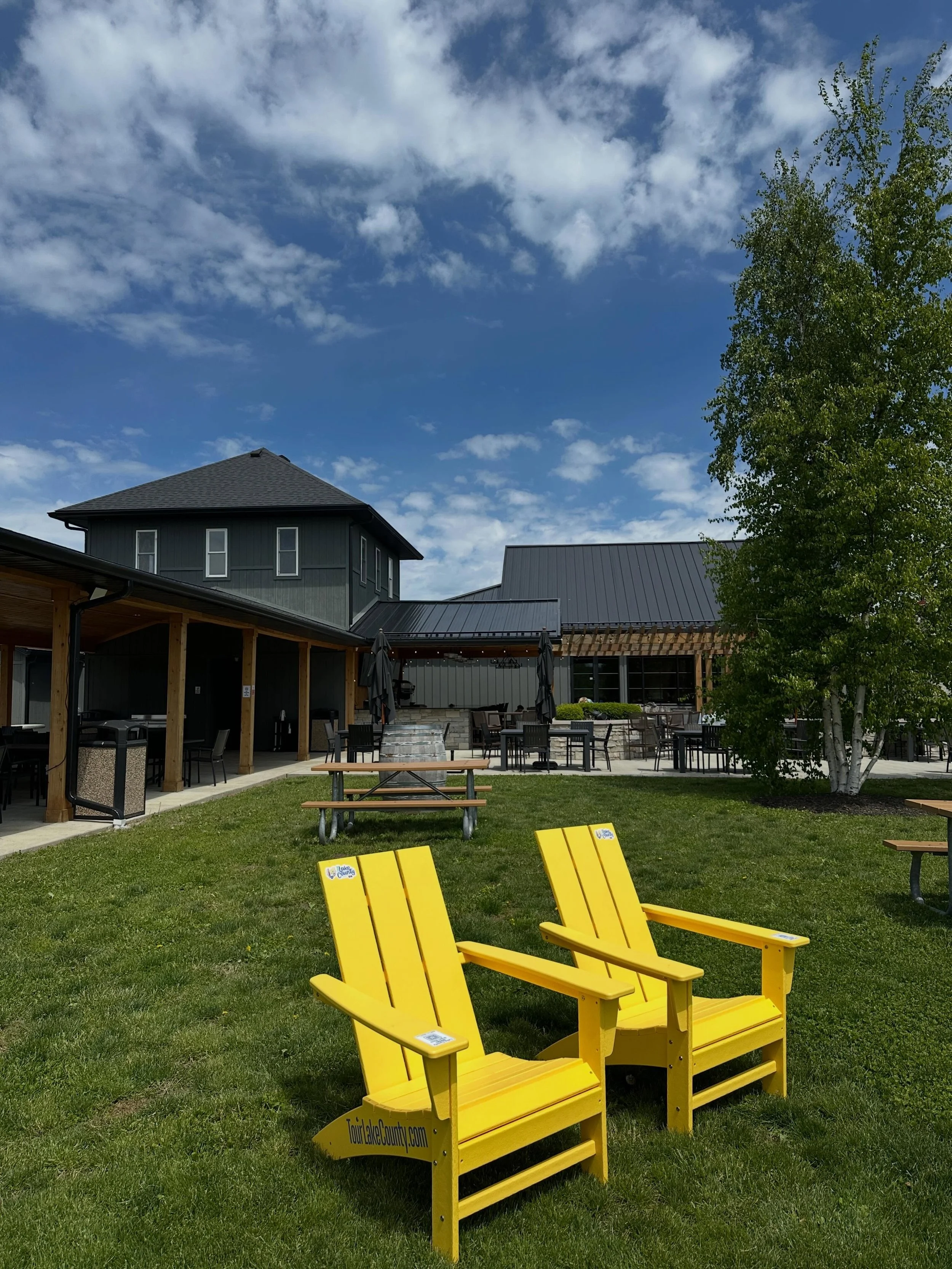 💛Some seats come with a view. Some come with a moment. This one comes with both. 💛 
Today we&rsquo;re featuring Baci Winery, one of 25 yellow chair locations across Lake County, Ohio. 
Whether you&rsquo;re here for the view, the fresh air, the peop
