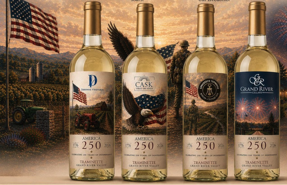 4 NE Ohio wineries celebrate with America 250 wine collection