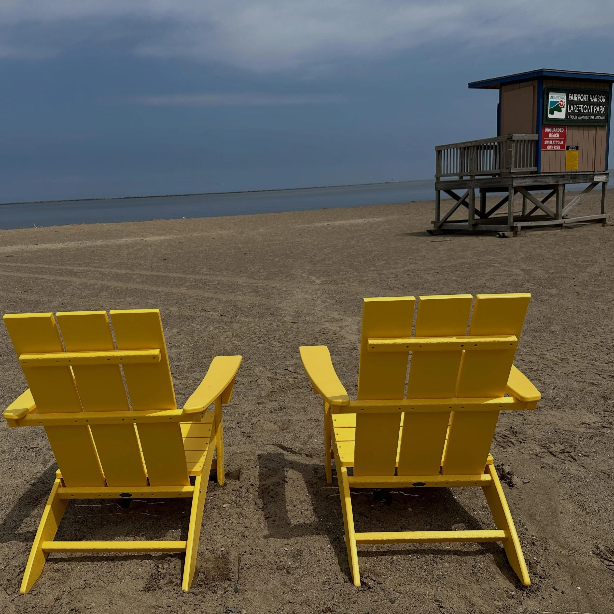 💛Some seats come with a view. Some come with a moment. This one comes with both. 💛
 
Today we&rsquo;re featuring Fairport Harbor Lakefront Park, one of 25 yellow chair locations across Lake County, Ohio. 
 
Whether you&rsquo;re here for the view, t