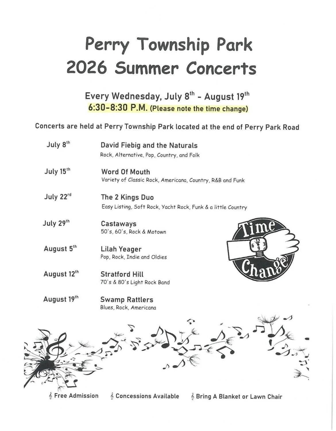 Perry Township prepares to kick off Summer Concert Series