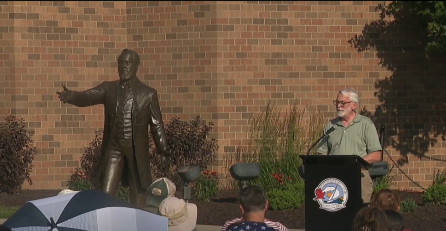 James A. Garfield statue unveiled in Mentor