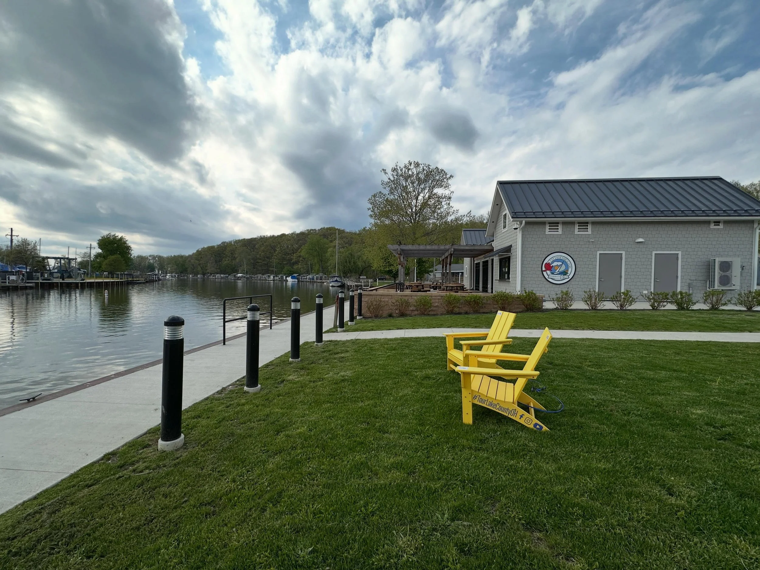 💛Some seats come with a view. Some come with a moment. This one comes with both. 💛
 
Today we&rsquo;re featuring the Mentor Lagoons, one of 25 yellow chair locations across Lake County, Ohio. 
 
Whether you&rsquo;re here for the view, the fresh air