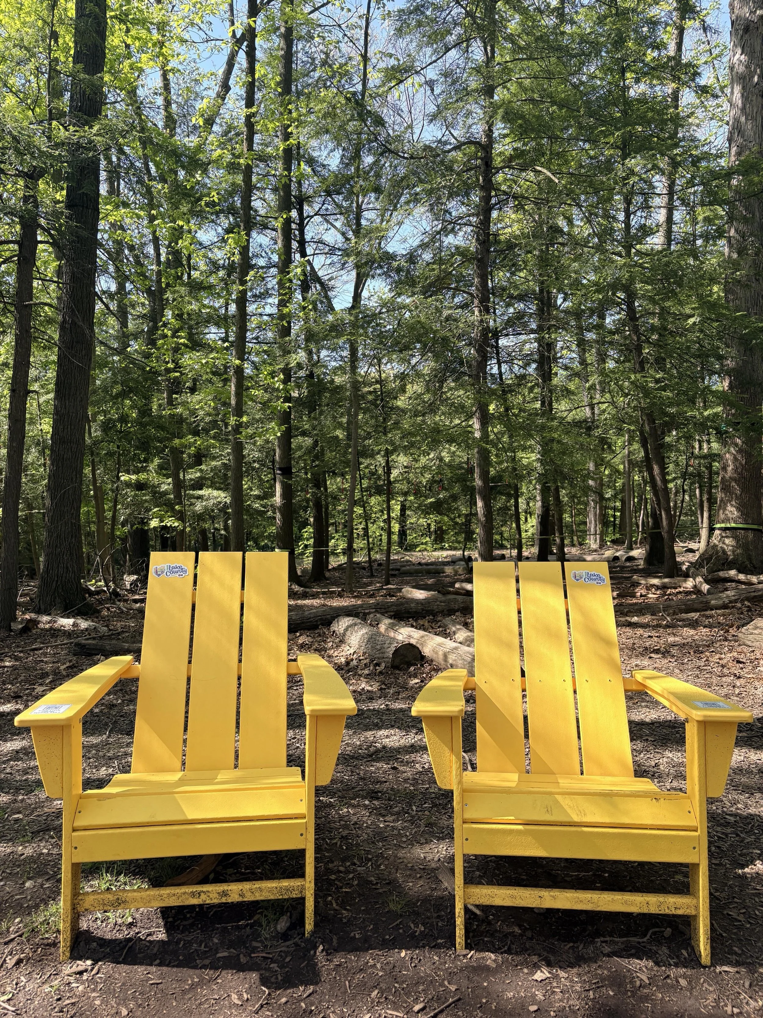 💛Some seats come with a view. Some come with a moment. This one comes with both. 💛
 
Today we&rsquo;re featuring Jordan Creek Park, one of 25 yellow chair locations across Lake County, Ohio. 
 
Whether you&rsquo;re here for the view, the fresh air,