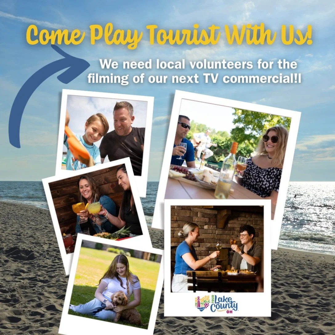 📢We&rsquo;re looking for local volunteers to appear in our upcoming Tour Lake County TV commercial! Filming will take place:
📅 Thursday, August 27
📅 Friday, August 28
We&rsquo;ll be visiting various locations throughout Lake County, including:
🏖️