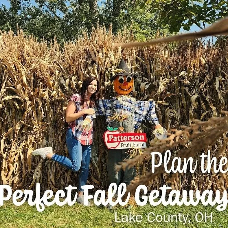 🍂Life's Better in a Sweater🍂 We&rsquo;ve got you covered here in Lake County, OH with all things pumpkin spice and everything nice.  Plan your Perfect Fall Getaway with us!
🎃Find Your Pumpkin and Go Apple Picking At Local Farms
🍂Get Lost In A Cor