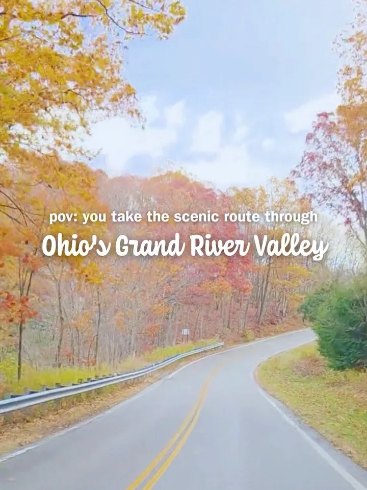 POV: You choose the scenic route through Ohio&rsquo;s Grand River Valley 🍂🚗🍷

You start with a slow drive through vibrant foliage, pull off to wander a trail or two, then spend the afternoon sipping your way through the vineyards. 

When it&rsquo;