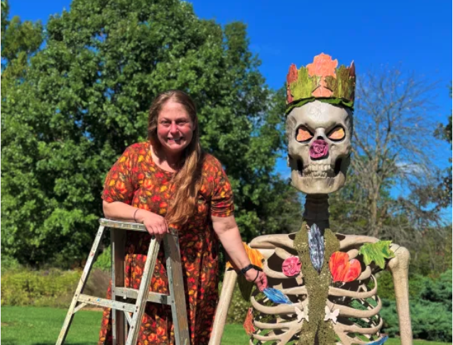 Boning back up: Popular Skeleton Grove returns to Holden Arboretum