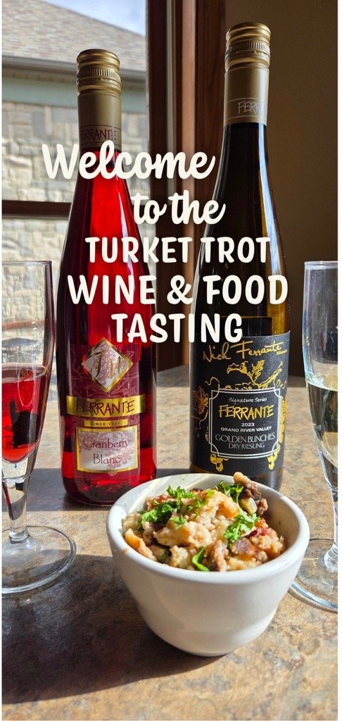 🦃Holiday Wine Tasting &amp; Food Pairing; The Turkey Trot Begins November 1 